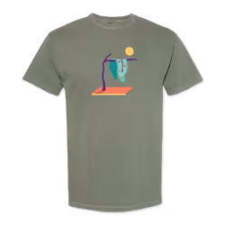 Melt Melting Clock (Moss) T-shirt S - XXL