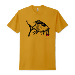Aaron Raitiere Smoking Fish T-shirt S - M
