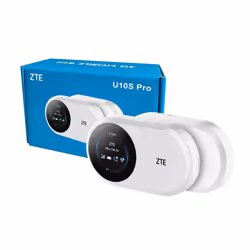 U10S Pro White, 4G+LTE Mobile Wi-Fi 6, Unlocked Low-Cost Portable Travel WiFi, Connects 32 Devices, 3000mAh 10hr Battery Life ...