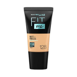 Maybelline Fit Me Matte & Poreless 16 Hour Foundation Tube 18ml â 128 Warm Nude