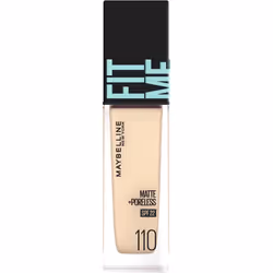 Maybelline Fit Me Liquid Foundation R 110 Skin Makeup After Conditioning The Skin With Lotion And Primer, Take An Appropriate ...