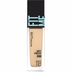 Maybelline Fit Me Liquid Foundation R 118 Skin Makeup After Conditioning The Skin With Lotion And Primer, Take An Appropriate ...