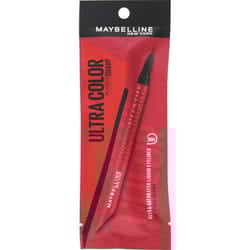 Maybelline Ultra Color Eyeliner BR5 Red Brown Eye makeup Eyeliner 1. Lift eyelid lightly with fingers, hold eyeliner upright, and draw a line to fill