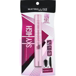 Maybelline Sky High 05 Eye makeup Mascara Apply the brush to the base of the lashes and pull up to the tips of the lashes while gently moving the brus