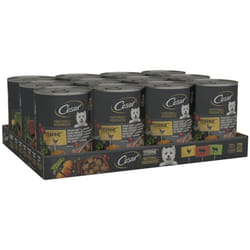 Cesar Natural Goodness in Loaf 12 x 400 g Cans, Adult Premium Wet Dog Food, Mixed Selection