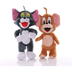 Plush Dolls 2PCS/Lot Tom Cat Plush Toy Jerry Mouse Kawaii Soft Stuffed