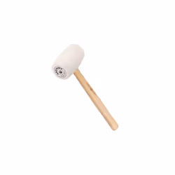 Rubber Mallet 24Oz 680g MAXPOWER Soft Rubber Hammer Tile Mallet with Hickory Handle and Soft Face for Installation Marble Til ...