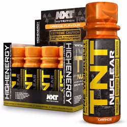 NXT Nutrition TNT Nuclear Shots 12 x 60ml Pre Workout Intensity Drink - Orange