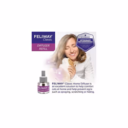 FELIWAY Classic 30 day Refill x3 Value Pack. FELIWAY Classic comforts cats, helps solve behavioural issues and stress/anxiety - 48ml(Pack of 3)