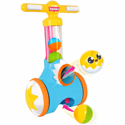 Pic & Pop Push Along Baby Toy TOMY Toomies Toddler Ball Popper With 5 Balls
