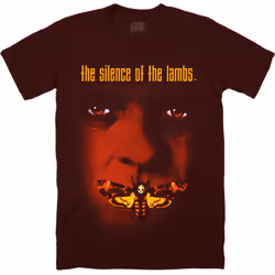 THE SILENCE OF THE LAMBS: A NICE CHIANTI - T-SHIRT (WINE RED) - XXL