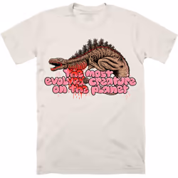 SHIN GODZILLA: THE MOST EVOLVED CREATURE - T-SHIRT (UNSETTLING OFF-WHITE) - XL