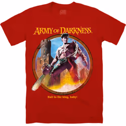 ARMY OF DARKNESS: HAIL TO THE KING - T-SHIRT (BLOOD RED) - XL