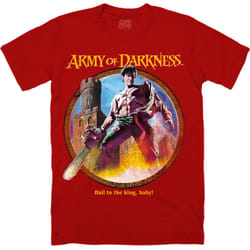 ARMY OF DARKNESS: HAIL TO THE KING - T-SHIRT (BLOOD RED) - XL