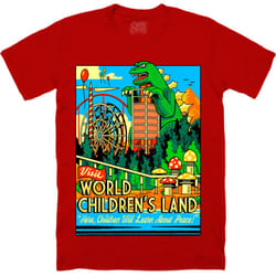 WORLD CHILDREN'S LAND - T-SHIRT (PEACEFUL RED) - M