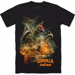 GODZILLA VS. GIGAN - T-SHIRT - XL
