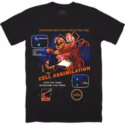 THE THING: RETRO VIDEO GAME - T-SHIRT - M