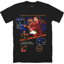 THE THING: RETRO VIDEO GAME - T-SHIRT - XL