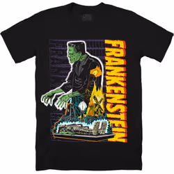 FRANKENSTEIN: RETRO MONSTER - T-SHIRT - M