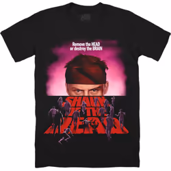 SHAUN OF THE DEAD: DESTROY THE BRAIN - T-SHIRT - L