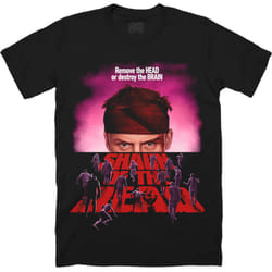 SHAUN OF THE DEAD: DESTROY THE BRAIN - T-SHIRT - L