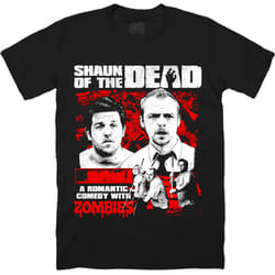 SHAUN OF THE DEAD: A ROMANTIC COMEDY - T-SHIRT - XXL
