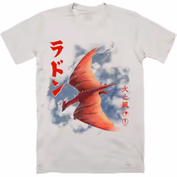 RODAN: ABOVE THE CLOUDS - T-SHIRT (SKY WHITE) - XXL