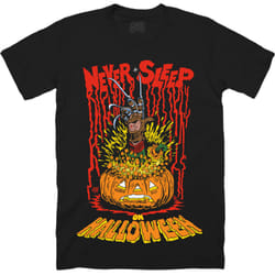 NEVER SLEEP ON HALLOWEEN - T-SHIRT - XL