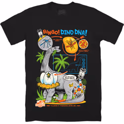 JURASSIC PARK: BINGO! DINO DNA! - T-SHIRT - XL