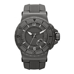 Michael Kors Mens Watch IP Grey Silicon with Date MK7061