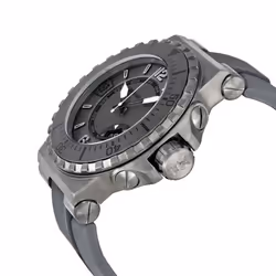 Michael Kors Mens Watch IP Grey Silicon with Date MK7061