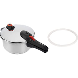 AmazonBasics 111604OA960 stovetop pressure cooker 4 L Black, Stainless steel
