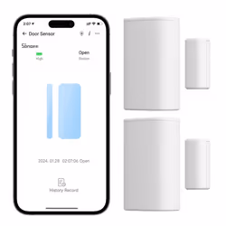 SNZB-04P Zigbee Door Window Sensor, Send Alert to Your Smartphone for Home Security, Compatible with Alexa/Google Home, SONOF ...