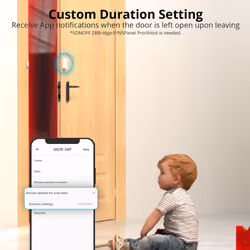 SNZB-04P Zigbee Door Window Sensor, Send Alert to Your Smartphone for Home Security, Compatible with Alexa/Google Home, SONOFF Zigbee Bridge Required, - Additional view 4