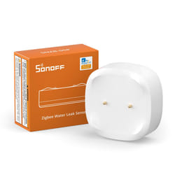 SNZB-05P Zigbee Water Leak Sensor without Detection Cable, Wireless Mini Flood Detector for Alarm System and Smart Home Automation, Water Sensor Alarm