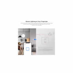 BasicR4 10A Smart WiFi Wireless Light Switch, Universal DIY Module for Smart Home Automation Solution, Works with Amazon Alexa & Google Home,