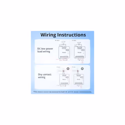 WiFi MINI-D Smart Switch with Matter,Home Automation,Dry Contact Output,Supports AC or DC Input,Compatible Alexa & Google Home,for Garage - Additional view 7