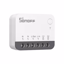 ZigBee Mini Smart Switch, Light Switch, 2 Way Control, Compatible with Alexa, Google Home and SONOFF Hub, ZigBee 3.0 Gateway ...