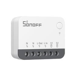 ZigBee Mini Smart Switch, Light Switch, 2 Way Control, Compatible with Alexa, Google Home and SONOFF Hub, ZigBee 3.0 Gateway Hub Required, Neutral