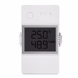 Sonoff THR316D, Indoor, Temperature & humidity sensor, Freestanding, Wired, Polycarbonate (PC), 150 g