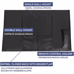 Mounting Dream Outdoor TV Cover Weatherproof with Bottom Cover for 41-43 inch TV, Waterproof and Dustproof TV Screen Protectors...