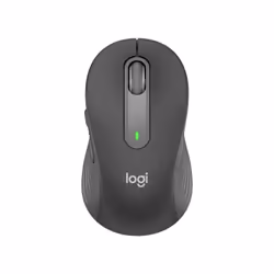 Logitech M650 L, Ambidextrous, Optical, RF Wireless + Bluetooth, 4000 DPI, Graphite