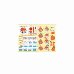 CH201751 Kids Loopie Fun Fox Bag Sewing Kit, Multicoloured, M