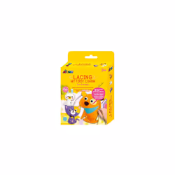 My First Lacing Kit | Little Pets | Improve Sewing and Stitching Skills | Creative Fun for Kids 3+, Yellow