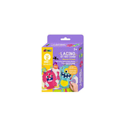 | My First Lacing | Charm Monster Friends | First Sewing for Ages 3+ | Develop Sewing and Stitching Skills