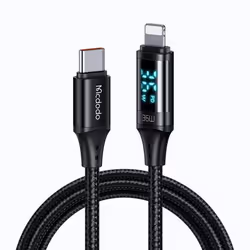 Mcdodo LED Digital Display USB C To Lightning Fast Charger Cable 36W PD 3A Charging