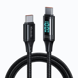 Mcdodo LED Digital Display 100W USB C to USB C Fast Charger Cable PD 5A Charging