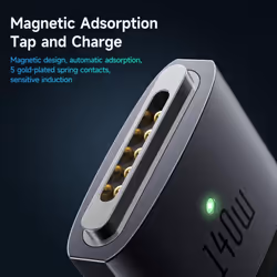 Mcdodo 140W PD USB C to MagSafe 3 Magnetic Fast Charger Cable for MacBook Pro Air