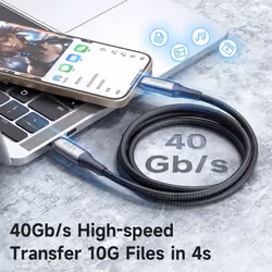 Mcdodo USB4 Fast Charger Cable 40Gbps Data 240W PD3.1 5A Charging 8K 60Hz