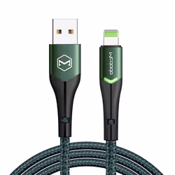 Mcdodo 6921002678445, 1.8 m, Lightning, USB A, Male, Male, Green
